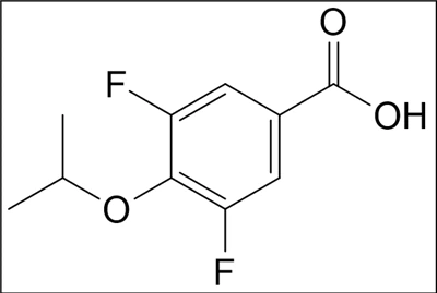 3, 5- difluoro -4- isopropoxybenzoicacid; Cas no .: 1344109-54-1